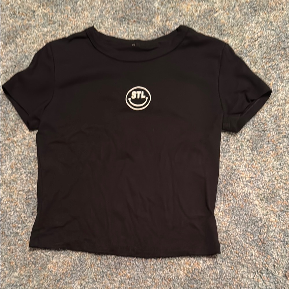 STL baby tee crop top from Arch Apparel